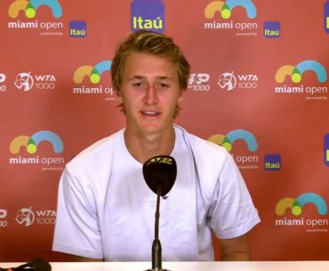 Sebastian Korda Miami Open 2021 talks Schwartzman and Agassi