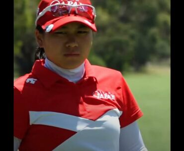 Tsubasa Kajitani golf swing. How to swing to win ANWA?  #short, #shorts, #golfshorts, #ladiesgolf