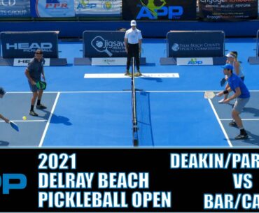 APP 2021 Delray Beach Pickleball Open Pro Mixed Doubles: Deakin/Parenteau vs Bar/Carr