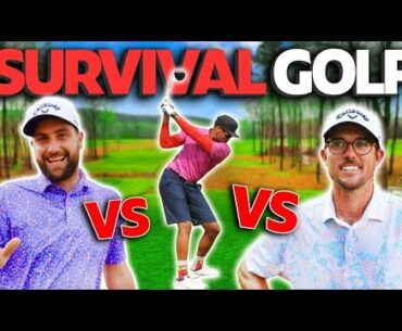 20 STROKES ONLY!? Survival Golf | Bryan Bros | Josh Kelley