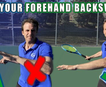 FIX your Forehand Backswing (FAST) : TENNIS FOREHAND