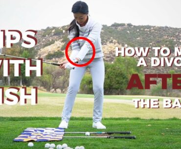 TIPS WITH TISH: Create a Divot After The Ball & Understanding Lag