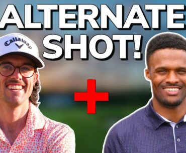 LOWEST We Have Ever Shot?! Alternate Shot w/ Brice Butler!! | Bryan Bros Golf