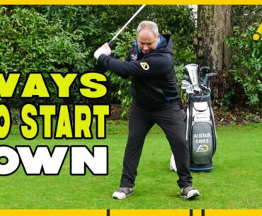 How To Start Your Downswing 3 Different Ways