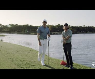 Rory McIlroy VS. Tommy Fleetwood Water Skipping CHALLENGE | TaylorMade Golf