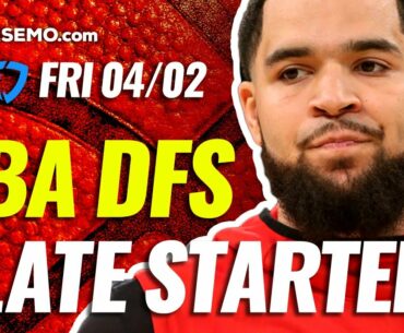 NBA DFS FIRST LOOK 4/2/21 | The NBA Slate Starter Podcast