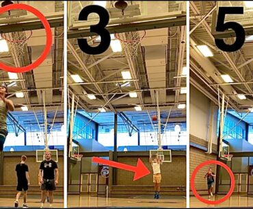 5 Shot Basketball Trick Shot Challenge!