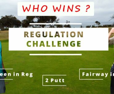 Regulation Golf Challenge - Bro vs Bro Who Wins?