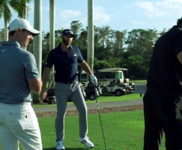 On the Tee With Dustin Johnson & Rory McIlroy | TaylorMade Golf Europe