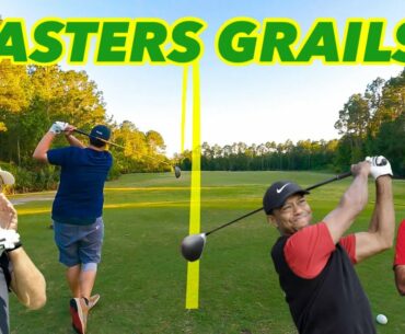 ONLY USING GOLF CLUBS THAT WON THE MASTERS!! (So Many Grails!! + Under Par Round??)