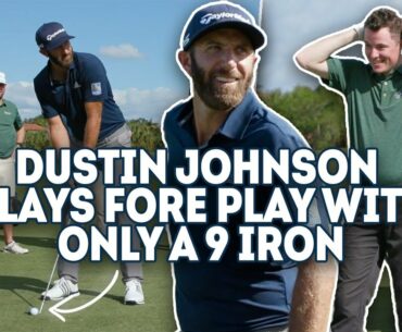 Dustin Johnson vs. Fore Play - One Club Challenge, 9 iron