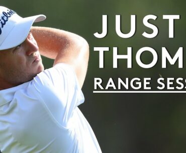 Justin Thomas full range session with TopTracer