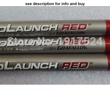 Sale GRAFALLOY PROLAUNCH RED design for Ad ms graphite material golf hybrid shaft R flex 0.370size