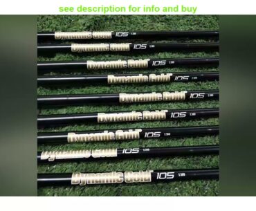 Buying Guide Dynamic Gold S400 and S300 black color golf steel shaft golf clubs irons wedge shaft