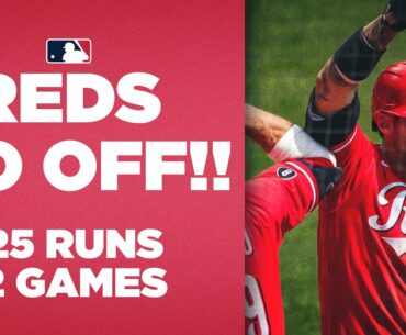 RED HOT! Reds go off for 25 runs in 2 games as they tee off on Pirates