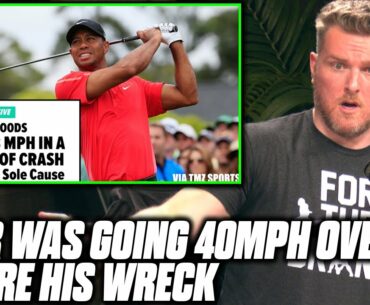 Pat McAfee Reacts To Tiger Woods' Crash Report Findings