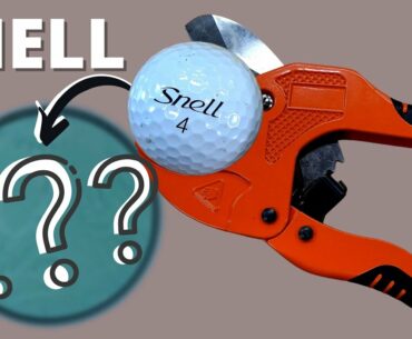 WHAT'S INSIDE A SNELL MTB BLACK GOLF BALL? #Shorts