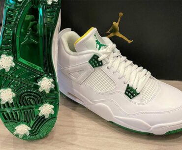 Exclusive look at the Air Jordan 4 Bubba Watson Shoes for the Masters