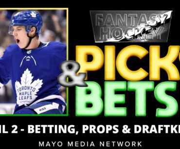 NHL DraftKings Picks Friday 4/2/21 | NHL Bets | 2021 Fantasy Hockey NHL News & Props