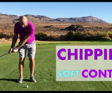 Automatically stop a too steep chipping downswing
