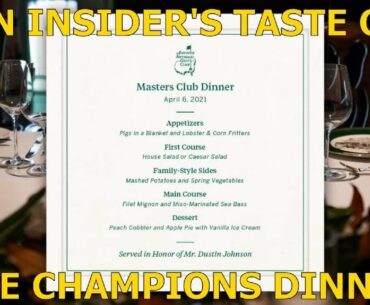 Inside the Champions Dinner at Augusta and the Masters with Zach Johnson