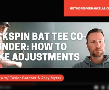 Bat Tee Co-Founder: How To Make Adjustments