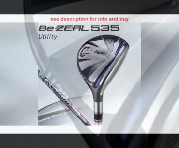 Review Honma BeZEAL 535 Golf Hybrids Honma Golf Clubs 19 22 25 Degree R/SR/S Graphite Shaft With He