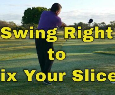 John Hughes Golf  -Swing to the Right to Fix Your Slice