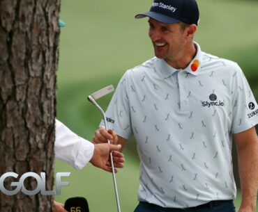 Justin Rose relies on 'hot putter' to take lead at Augusta | Live From The Masters | Golf Channel