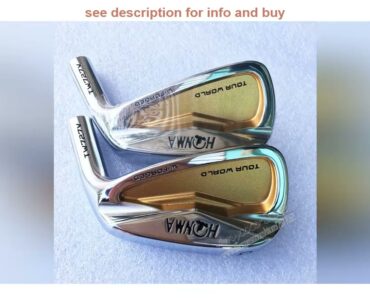 Sale New Mens Golf irons head HONMA TW727V 24k gold irons Golf head set 4-10 Irons Golf Club head n