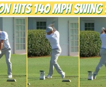 Bryson Dechambeau CRUSHES Drivers on the Range at the Masters!! | Vijay Singh Watches