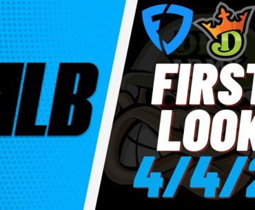 MLB SLATE DFS PICKS | FANDUEL & DRAFTKINGS LINEUPS | SUNDAY 4/4/21