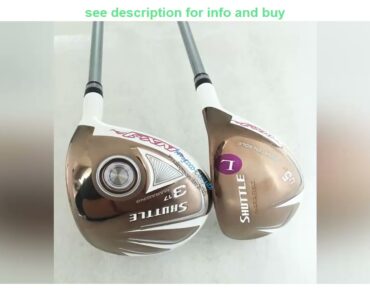 Best New Women Golf Clubs Maruman SHUTTLE Golf Fairway Woods 3/17 wood U5 Golf Hybrids Graphite Clu