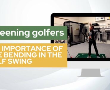 The importance of side bending in the golf swing