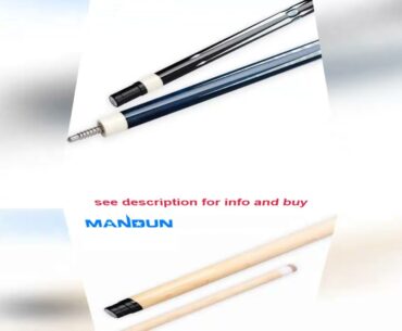 Review New Arrival MANDUN Carom Cue12mm Tip 142cm Length Professional Carom Taper Shaft High Qualit