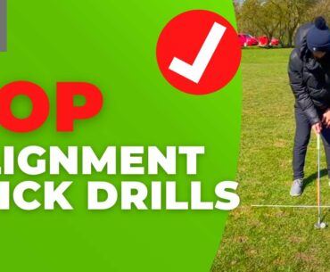 HOW TO USE ALIGNMENT STICKS - 3 Simple Golf Drills