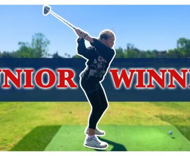 Junior Golf Lesson - Backswing Drill For Champions!
