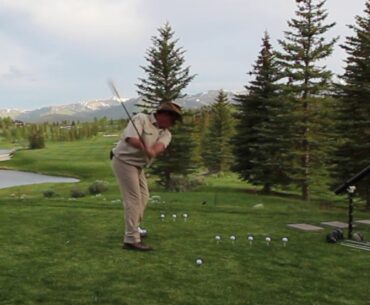 Baseball and Steel Ball Golf Clubs Outback Golf Trick Shot Show