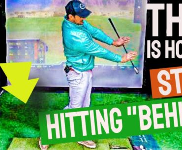 STOP HITTING BEHIND THE GOLF BALL - Swing Through Low Hands for Better Impact