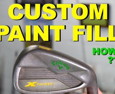 CHANGE PAINT COLORS ON GOLF CLUBS
