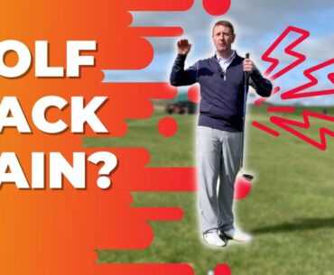 Golf Swing for BAD Backs