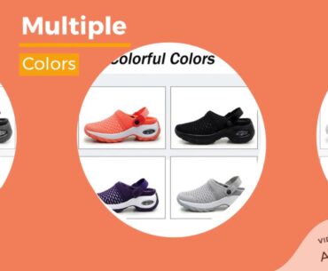 Women Tennis Shoes Breathable Mesh  Air Cushion Slippers Outdoor Walking Jogging Woman Sneakers