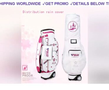 [Promo] $217.58 PGM Golf Women Telescopic Standard Ball Package Multifunction Hard Shell Package Wa