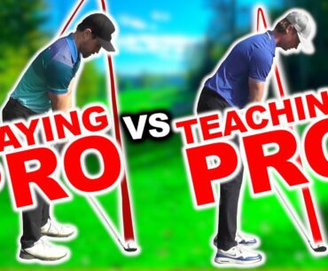 PLAYING TOUR PRO vs TEACHING PRO [9 Loch Match]