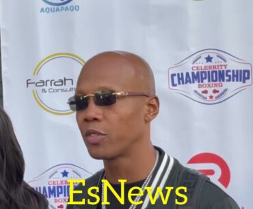 Zab Judah Arriving at his celebrity championship boxing event