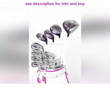 Review Women New Golf Clubs KASCO  Golf Compelete Set Golf Driver+4/Wood+Irons (13pcs no bag) Graph