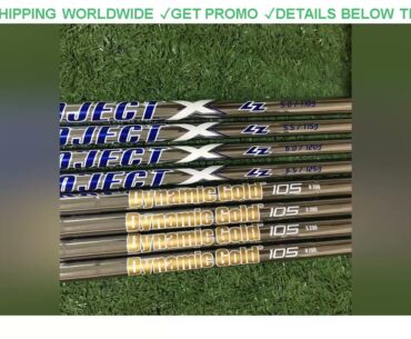 [DIscount] $119 new Dynamic Gold 105 and PROJEGTXLZ silver color golf steel shaft golf clubs irons