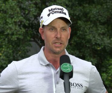 Henrik Stenson Saturday Flash Interview 2021 The Masters Tournament (Swedish)