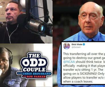 Dick Vitale Says NCAA Transfer Portal is Chaotic and Sickening | THE ODD COUPLE
