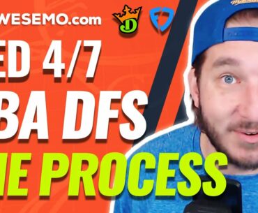 NBA DFS STRATEGY & RESEARCH PROCESS DRAFTKINGS & FANDUEL DAILY FANTASY BASKETBALL | WEDNESDAY 4/7